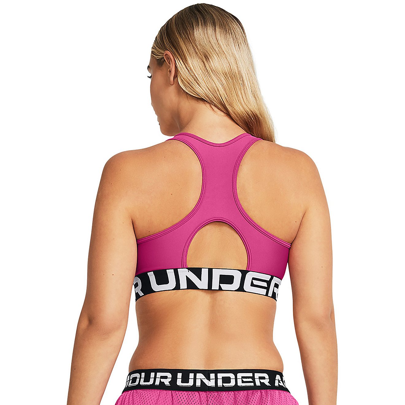 Under Armour Women's HeatGear Authentics Mid Branded Sports Bra                                                                  - view number 2