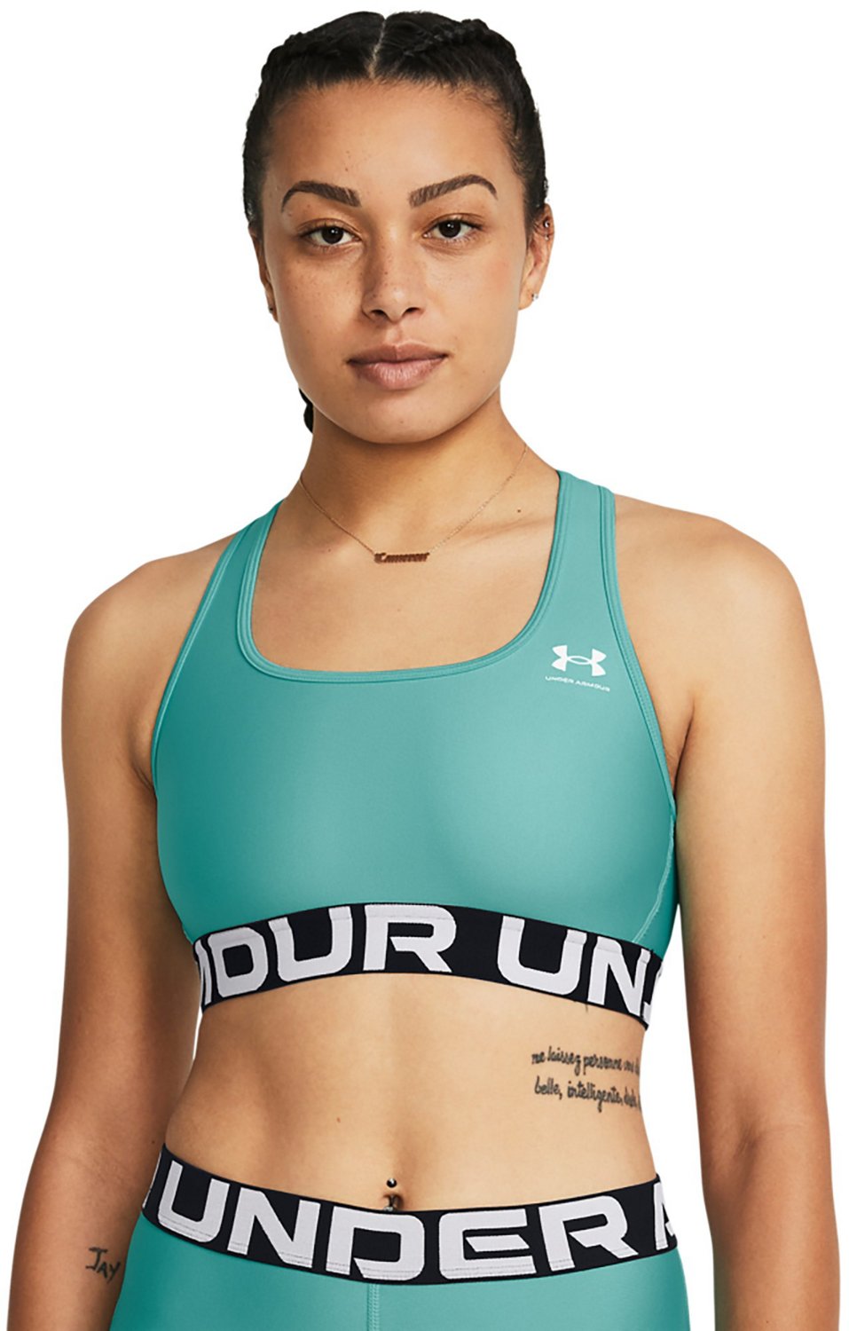 Under Armour Armour Project Rock Womens Sports Bra Blue/Academy, £22.00