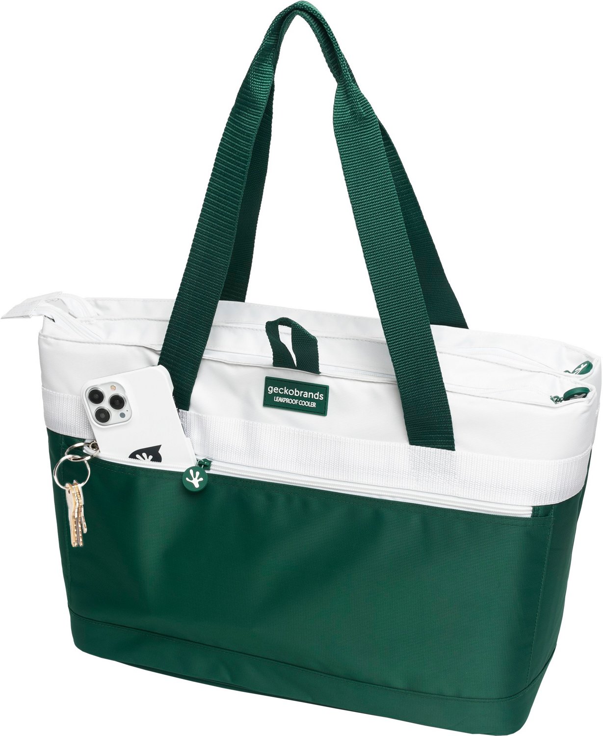 Geckobrands 2 Compartment 40 Can Tote Cooler - view number 2