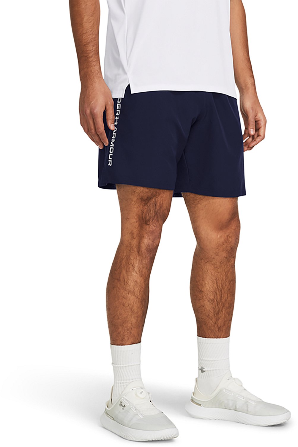Under Armour Men's Woven Wordmark Shorts 8.25 in                                                                                 - view number 2