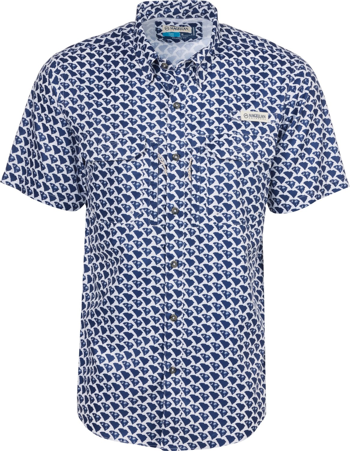 Magellan Outdoors Men's Local State Print South Carolina Short Sleeve Shirt - view number 3