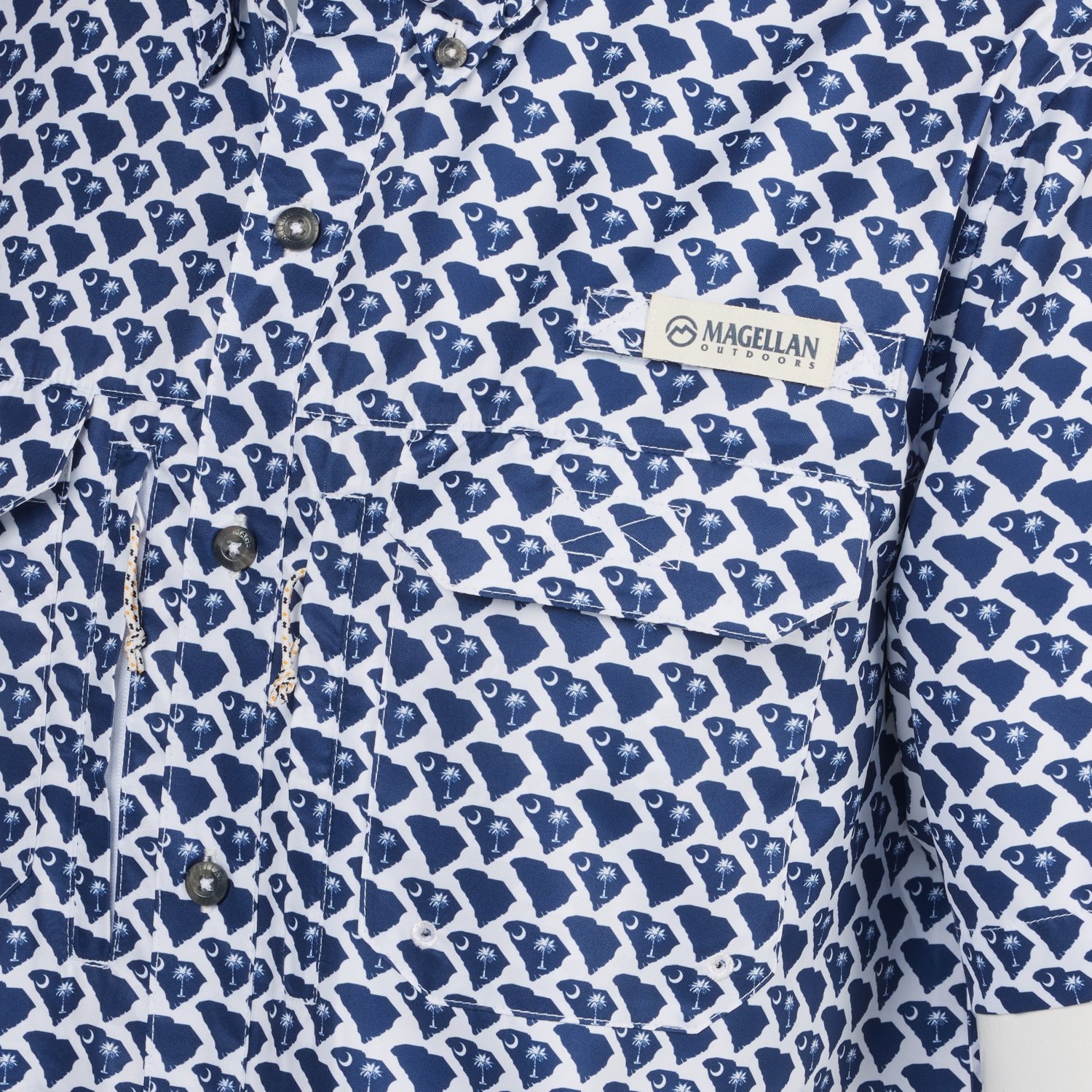 Magellan Outdoors Men's Local State Print South Carolina Short Sleeve Shirt - view number 5