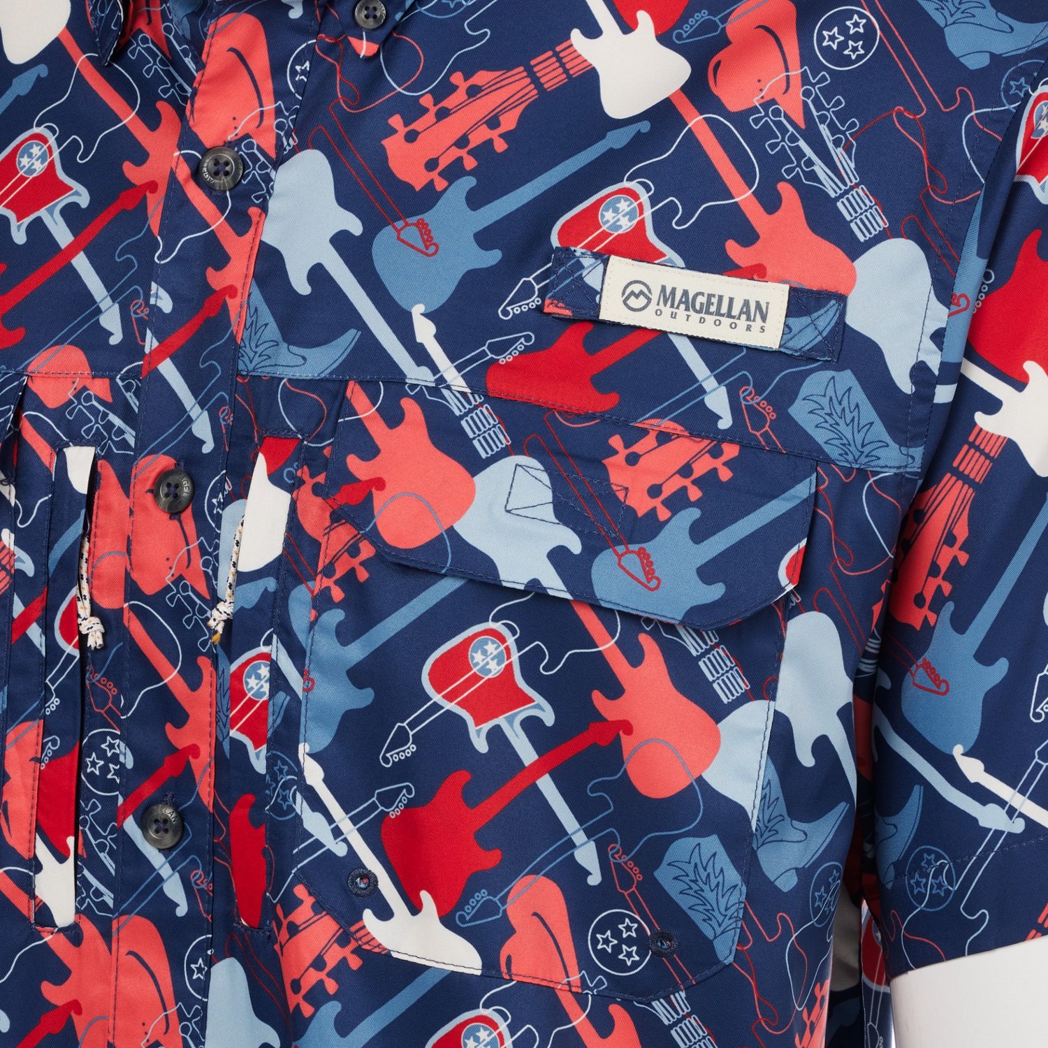 Magellan Outdoors Men's Tennessee Local State Print Shirt Academy