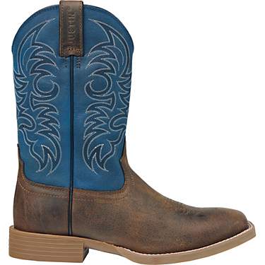 Justin Men's Canter Blue Square Toe Western Boots                                                                               