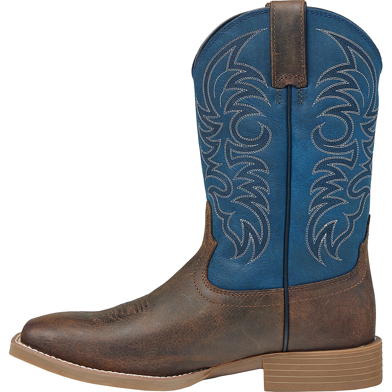 Justin Men's Canter Blue Square Toe Western Boots                                                                                - view number 2