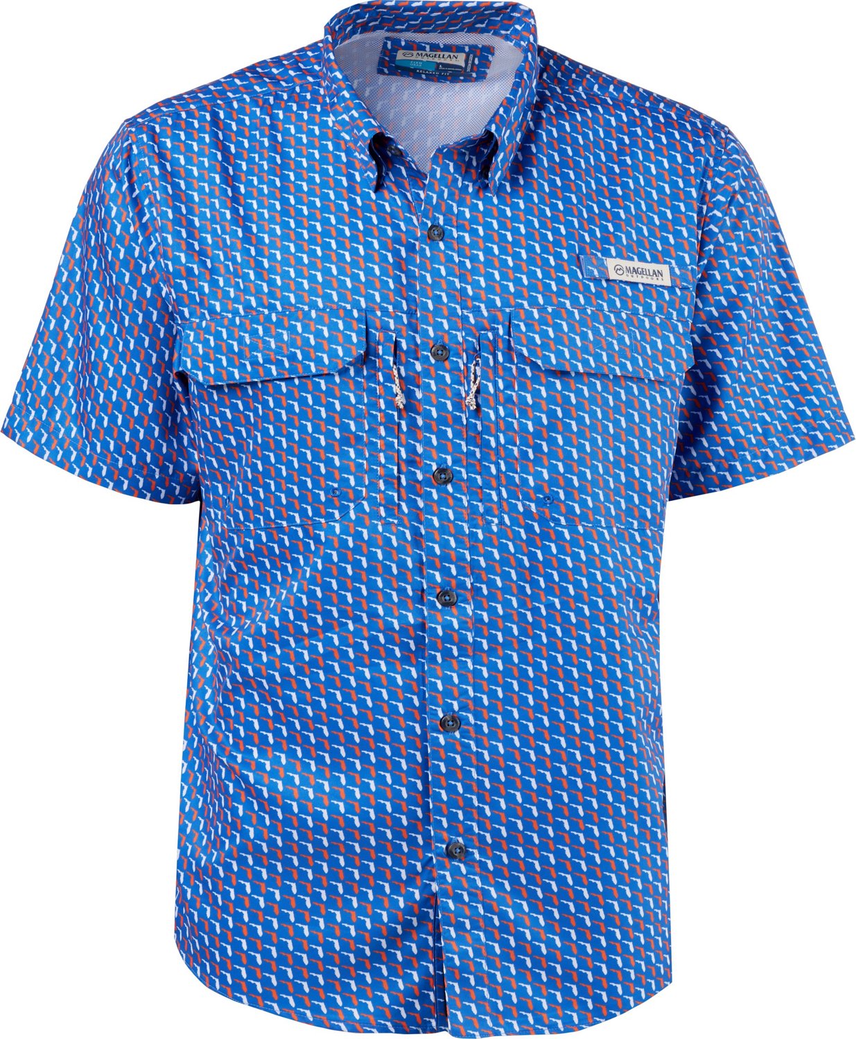 Magellan Outdoors Men's Florida Local State Print Shirt Academy