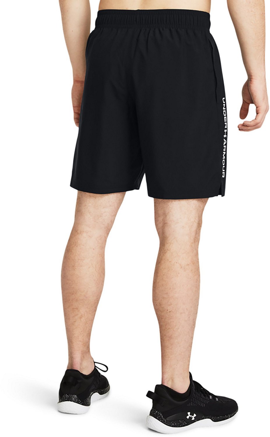 Under Armour Men's Woven Wordmark Shorts 8.25 in                                                                                 - view number 2