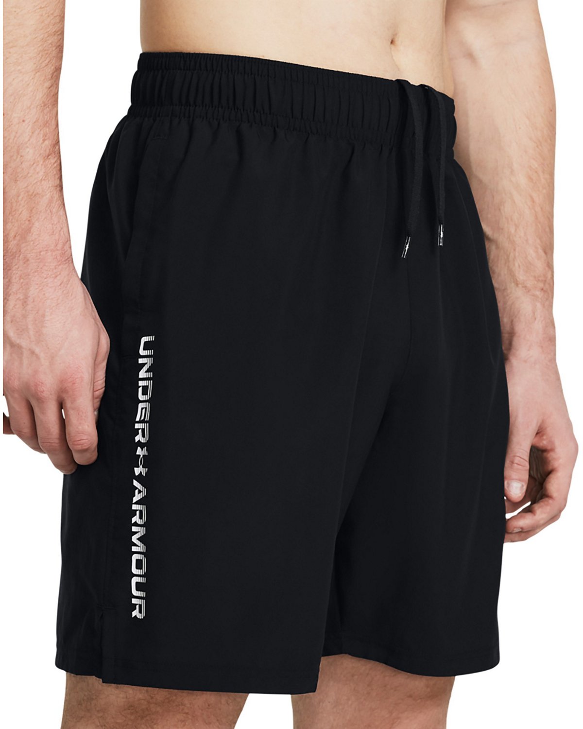 Under Armour Men's Woven Wordmark Shorts 8.25 in                                                                                 - view number 3