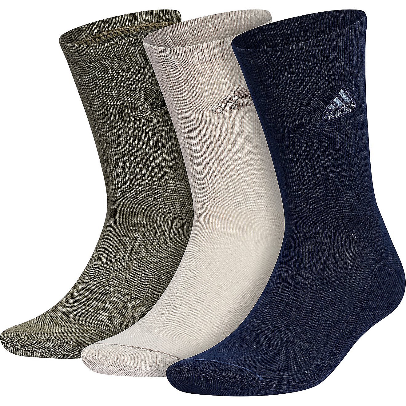 adidas Men's Cushioned Classic Crew Socks 3-Pack                                                                                 - view number 1
