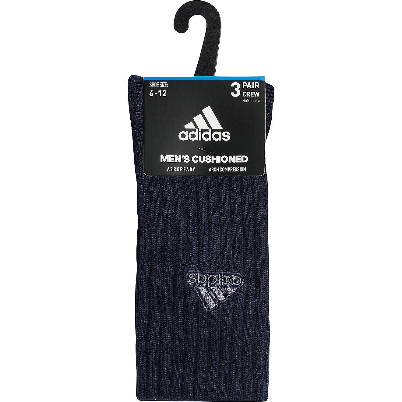adidas Men's Cushioned Classic Crew Socks 3-Pack                                                                                 - view number 5
