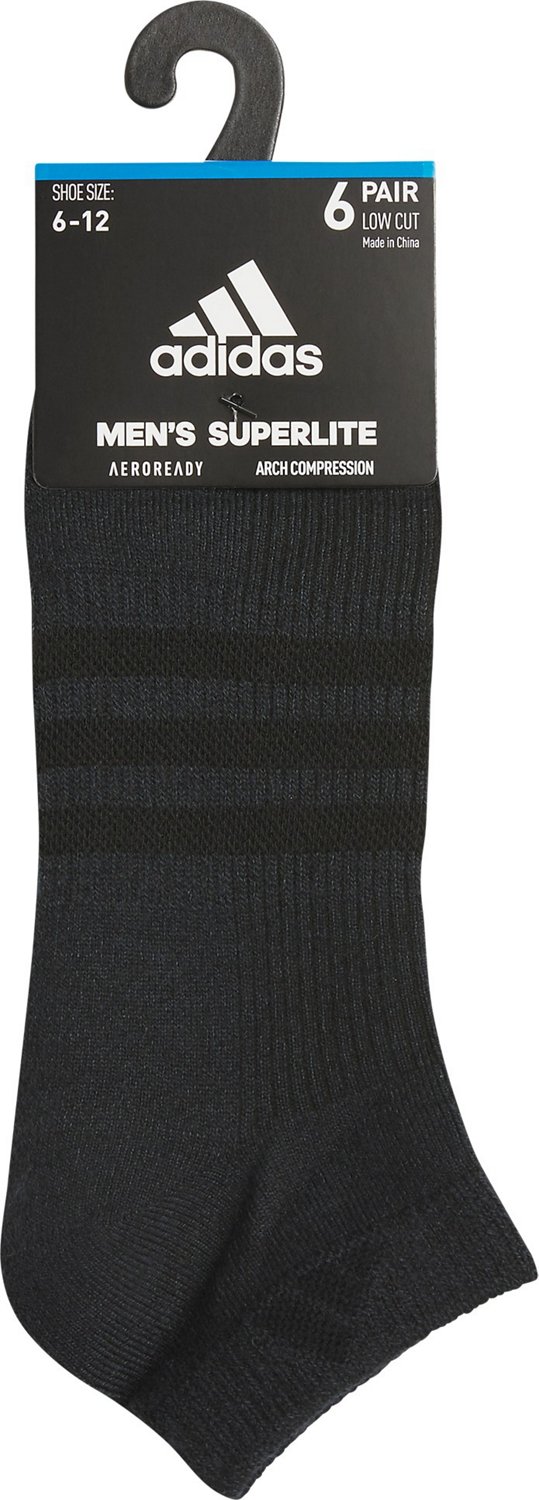 adidas Men's Superlite 3.0 Athletic Low Cut Socks - view number 5