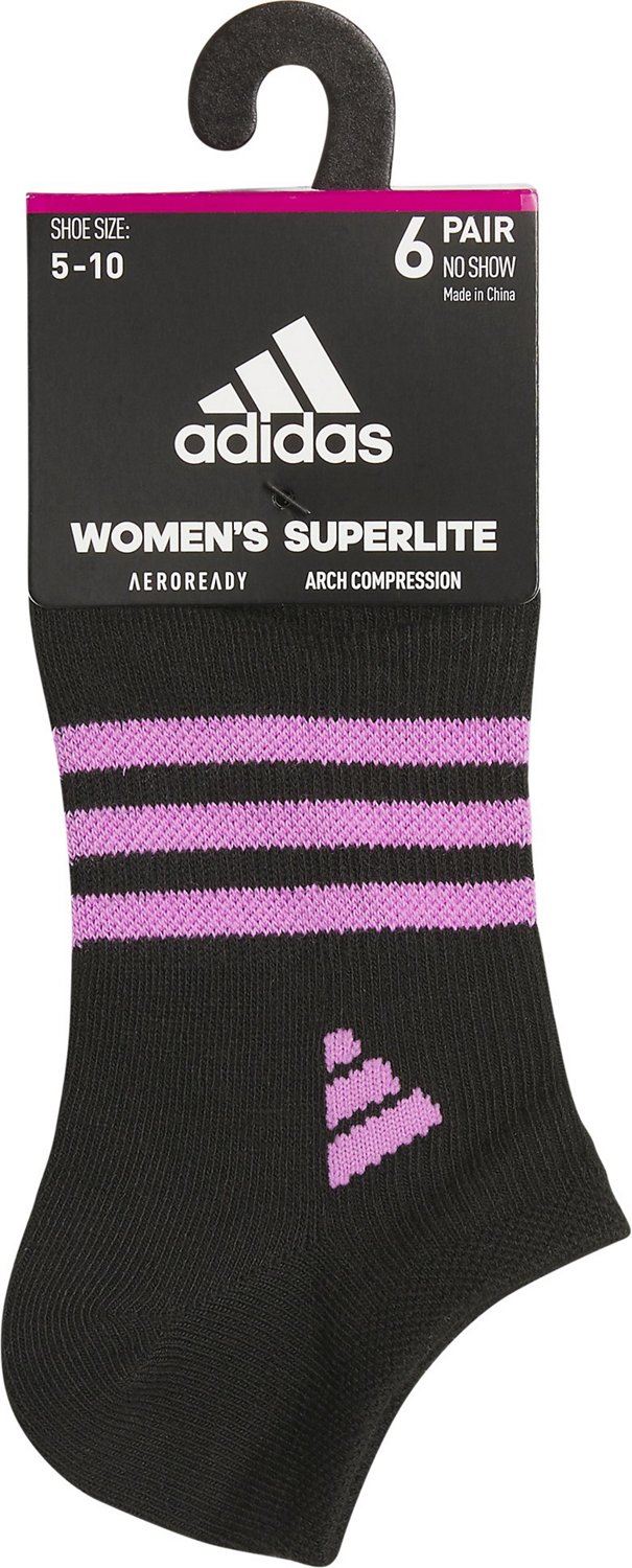 adidas Women's Superlite 3.0 Athletic No Show Socks - view number 5
