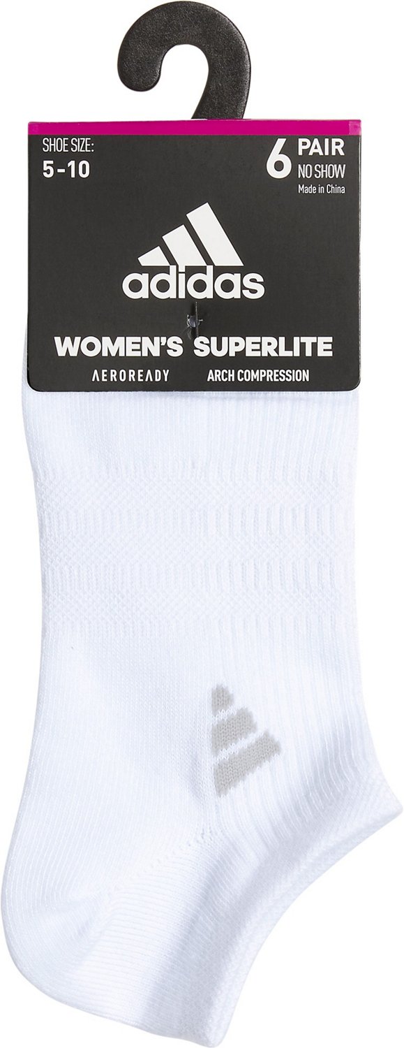 adidas Women's Superlite 3.0 Athletic No Show Socks - view number 5