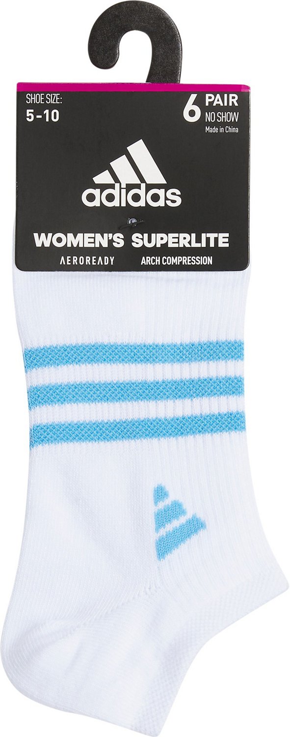 adidas Women's Superlite 3.0 Athletic No Show Socks - view number 5