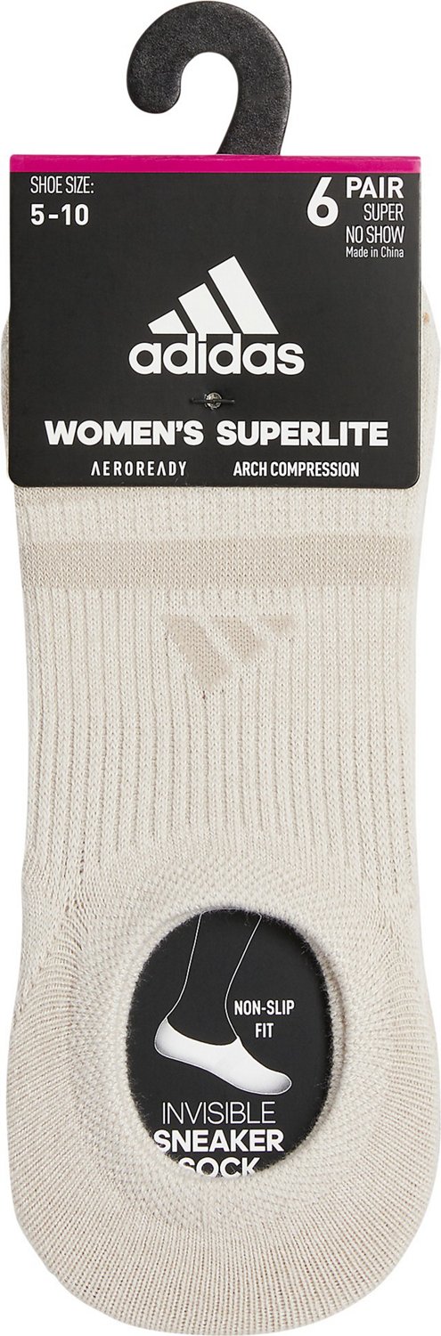 adidas Women's Superlite 3.0 Athletic Super No Show Socks - view number 5