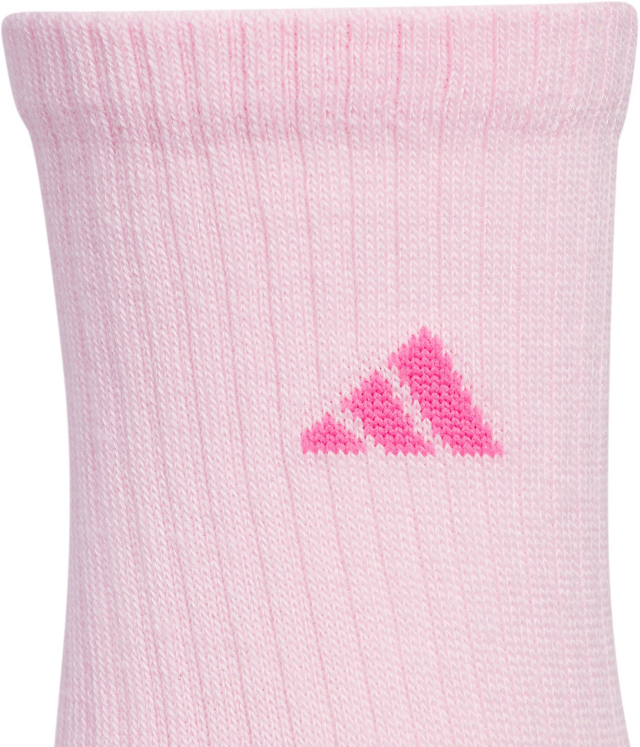 adidas Girls' Cushioned Crew Socks 6 Pack - view number 4