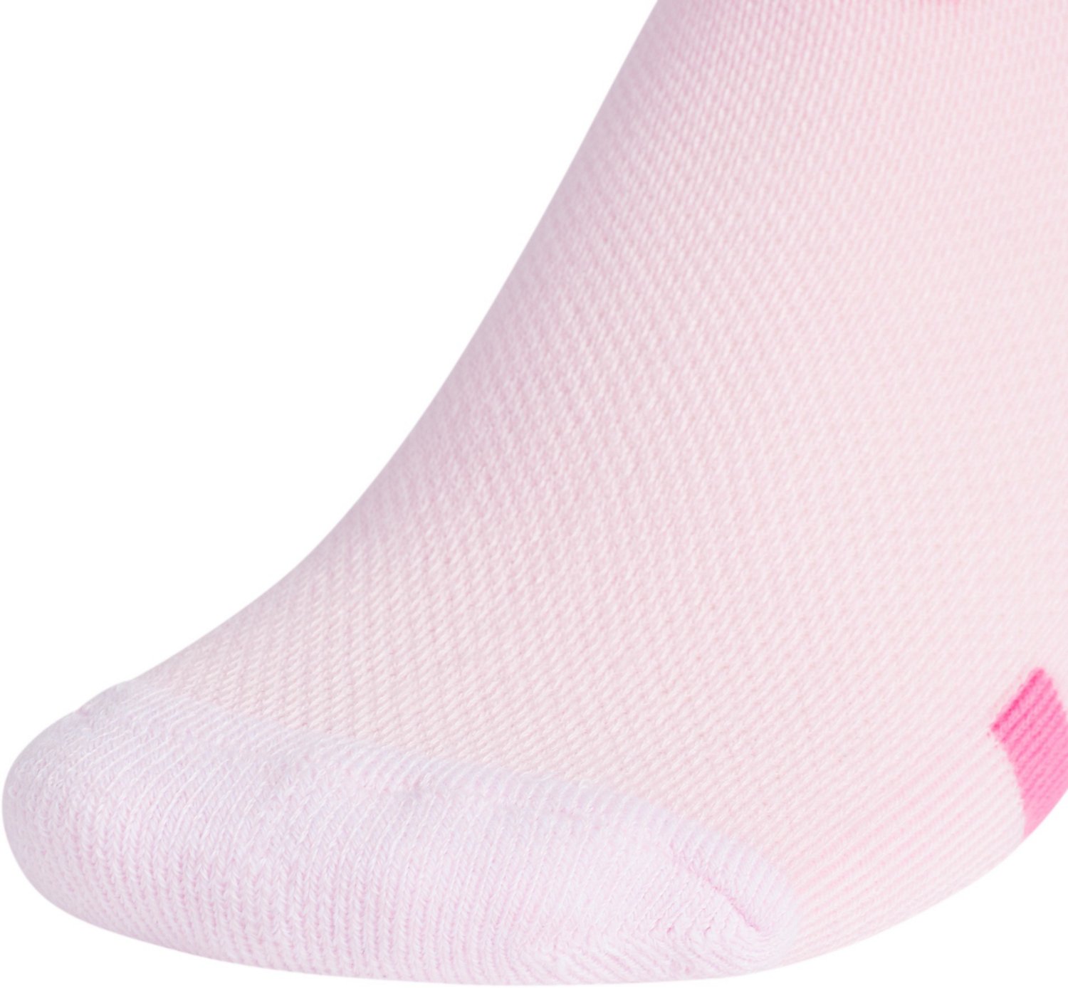 adidas Girls' Cushioned No Show Socks 6 Pack - view number 2