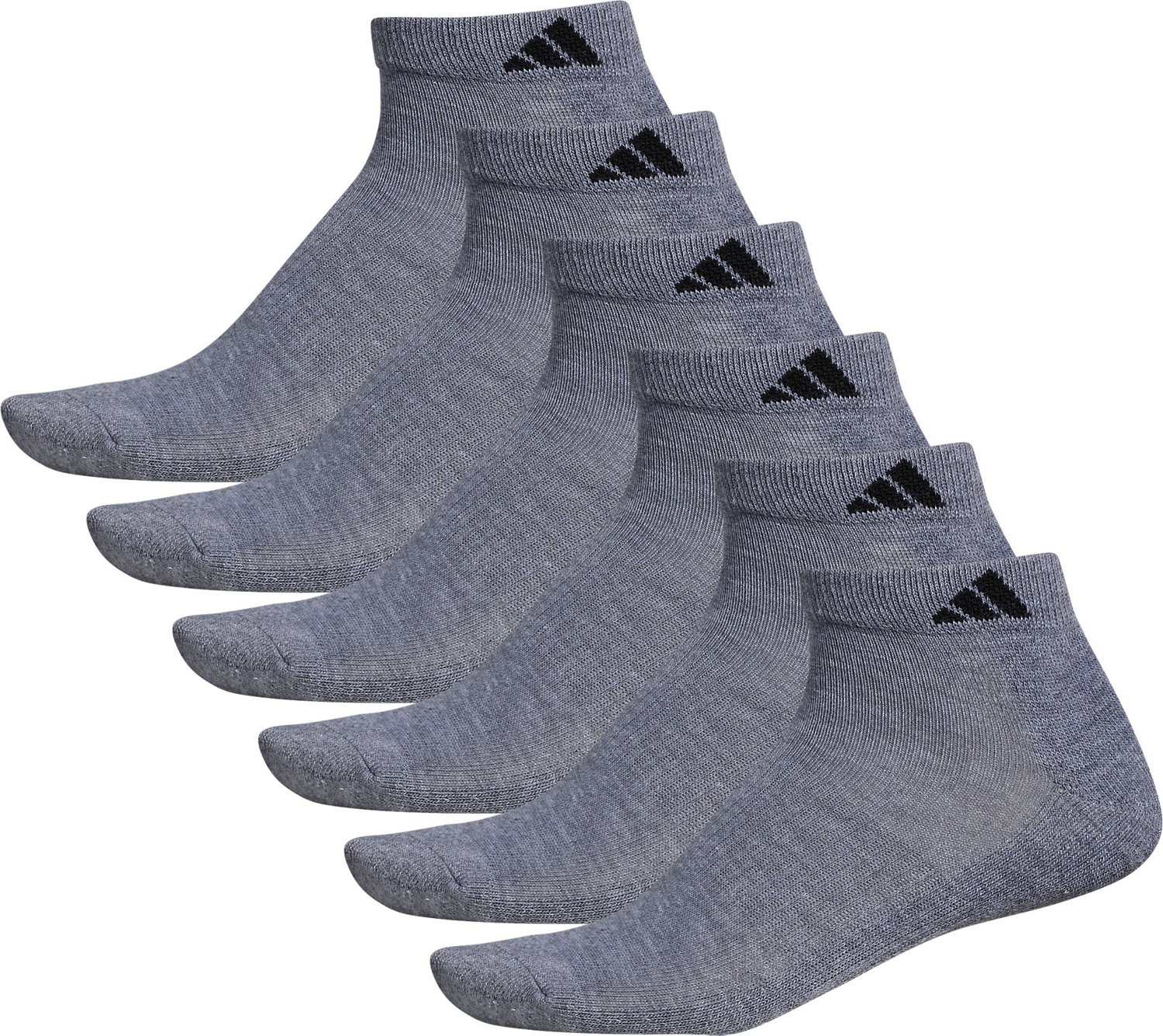 adidas Men's Large Athletic Low-Cut Socks 6 Pack - view number 2
