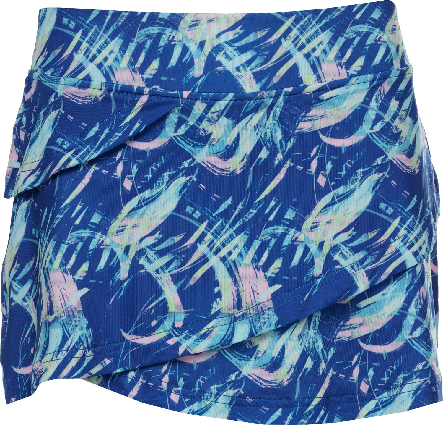 BCG Girls' Tennis Layered Swing Skort Academy