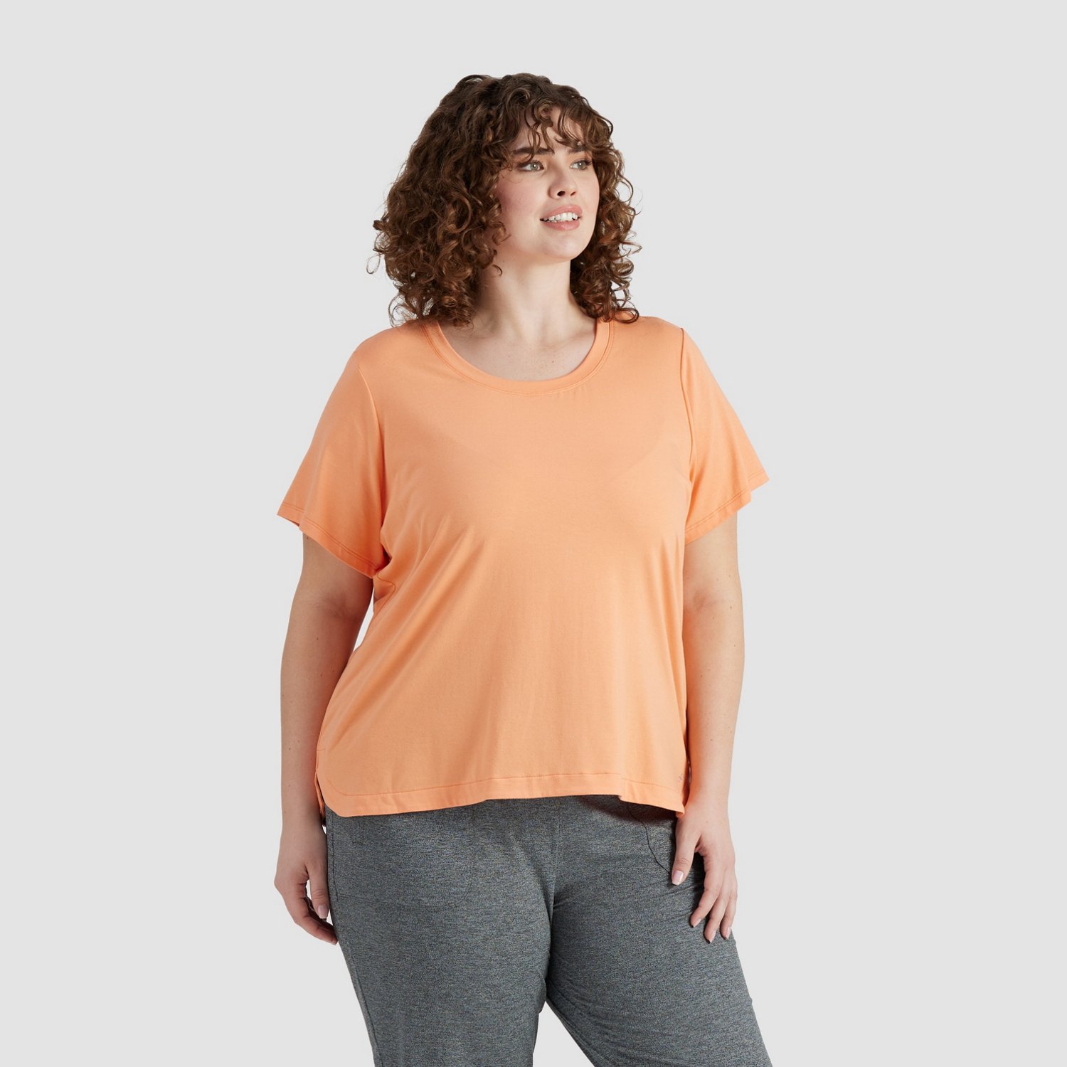 Freely Women's Analise Plus Size Short Sleeve Top