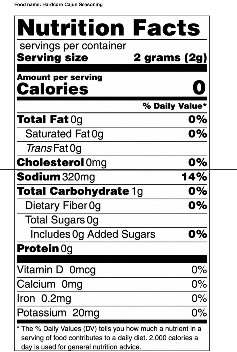 Hardcore Carnivore Cajun Seasoning                                                                                               - view number 2