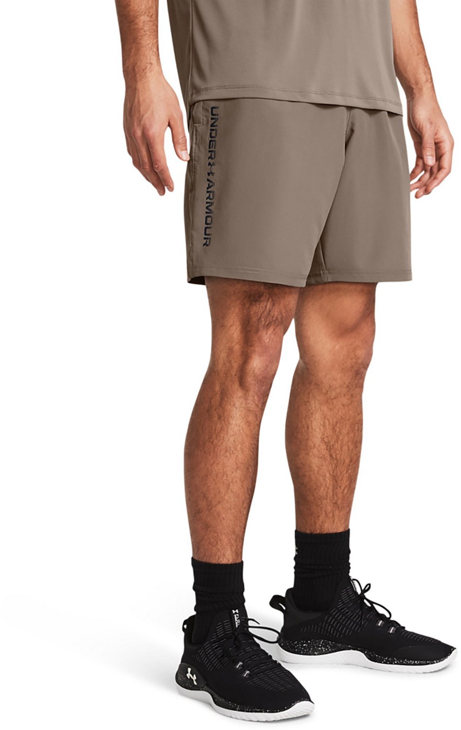 Under Armour Men's Woven Wordmark Shorts 8.25 in                                                                                 - view number 1