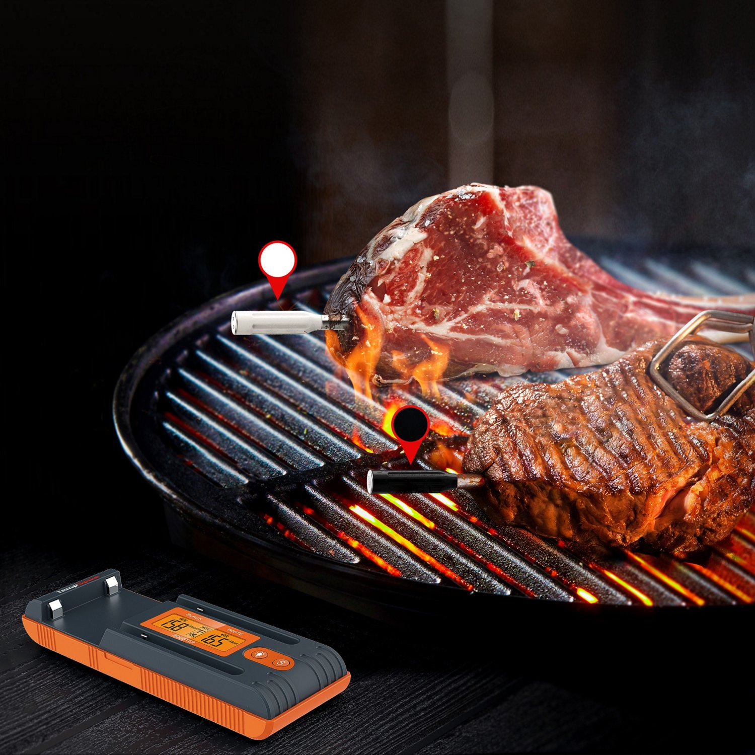 ThermoPro TP962W Twin TempSpike Wireless Meat Thermometer - view number 2