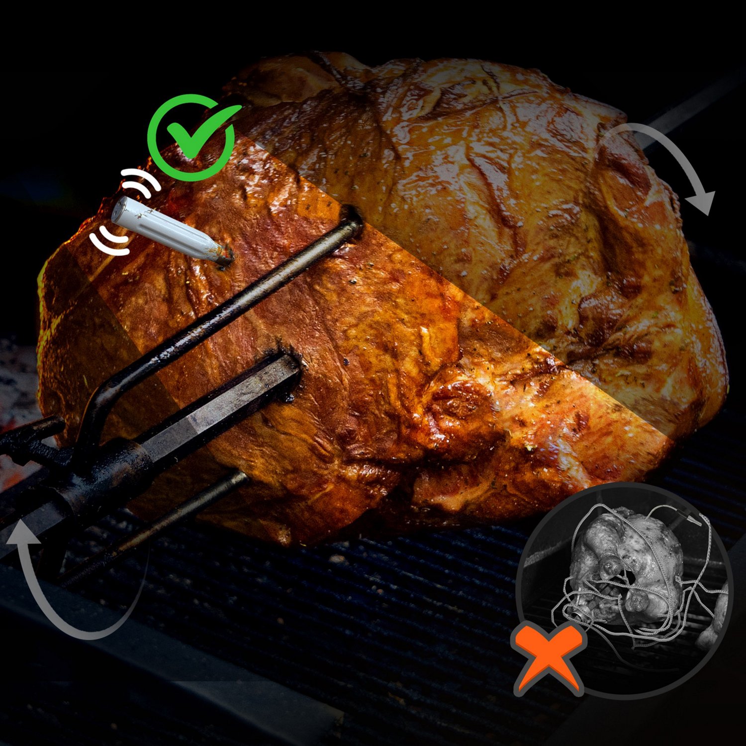 ThermoPro TP962W Twin TempSpike Wireless Meat Thermometer - view number 4