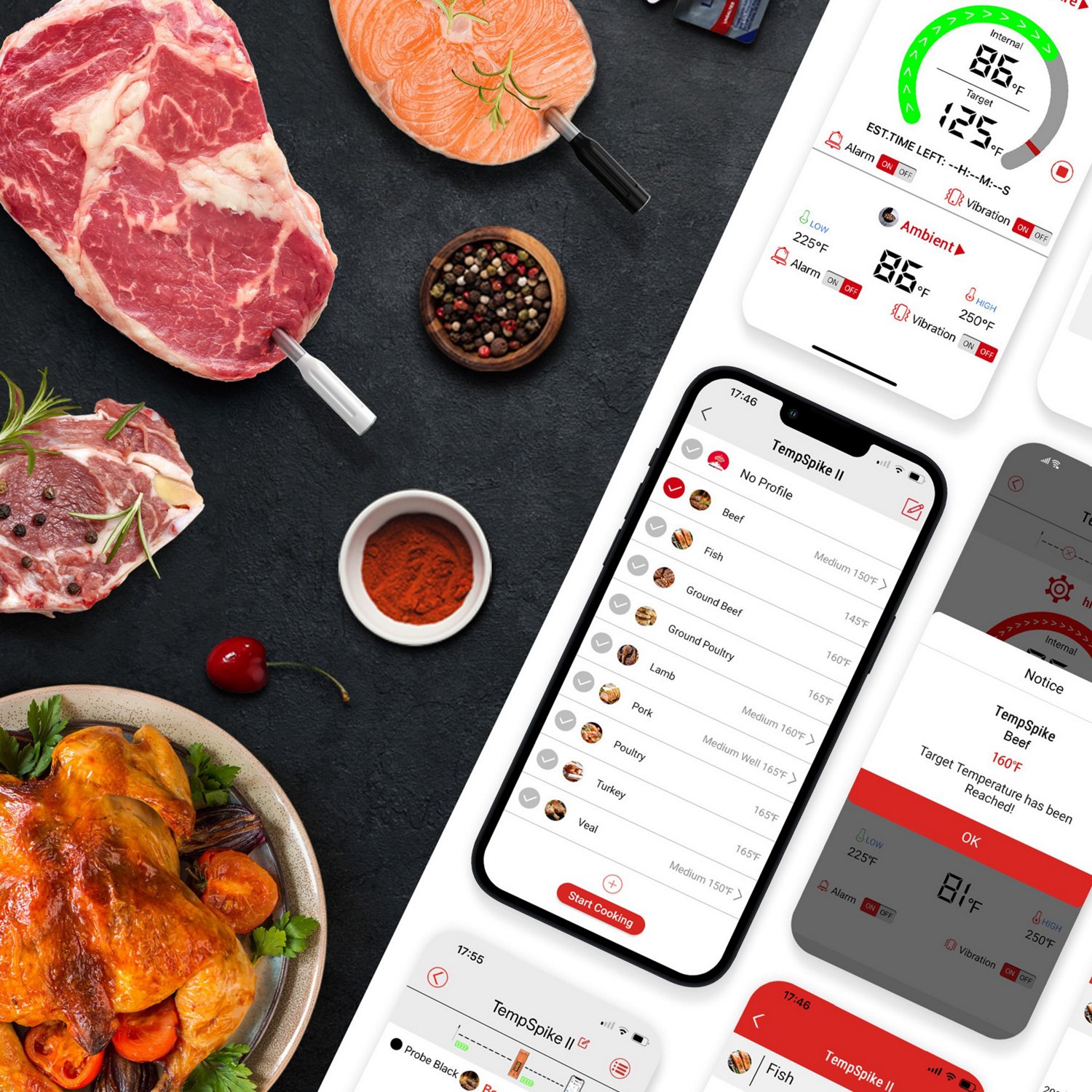 ThermoPro TP962W Twin TempSpike Wireless Meat Thermometer - view number 8