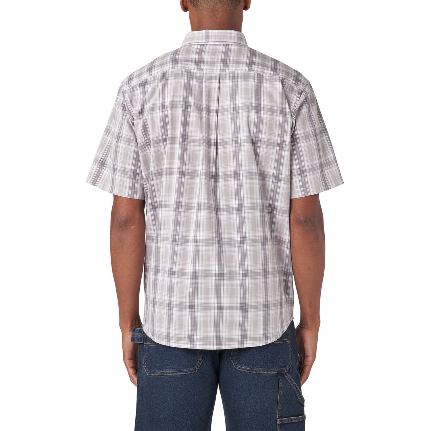 Dickies Men's Flex Woven Plaid Button Down Work Shirt - view number 2