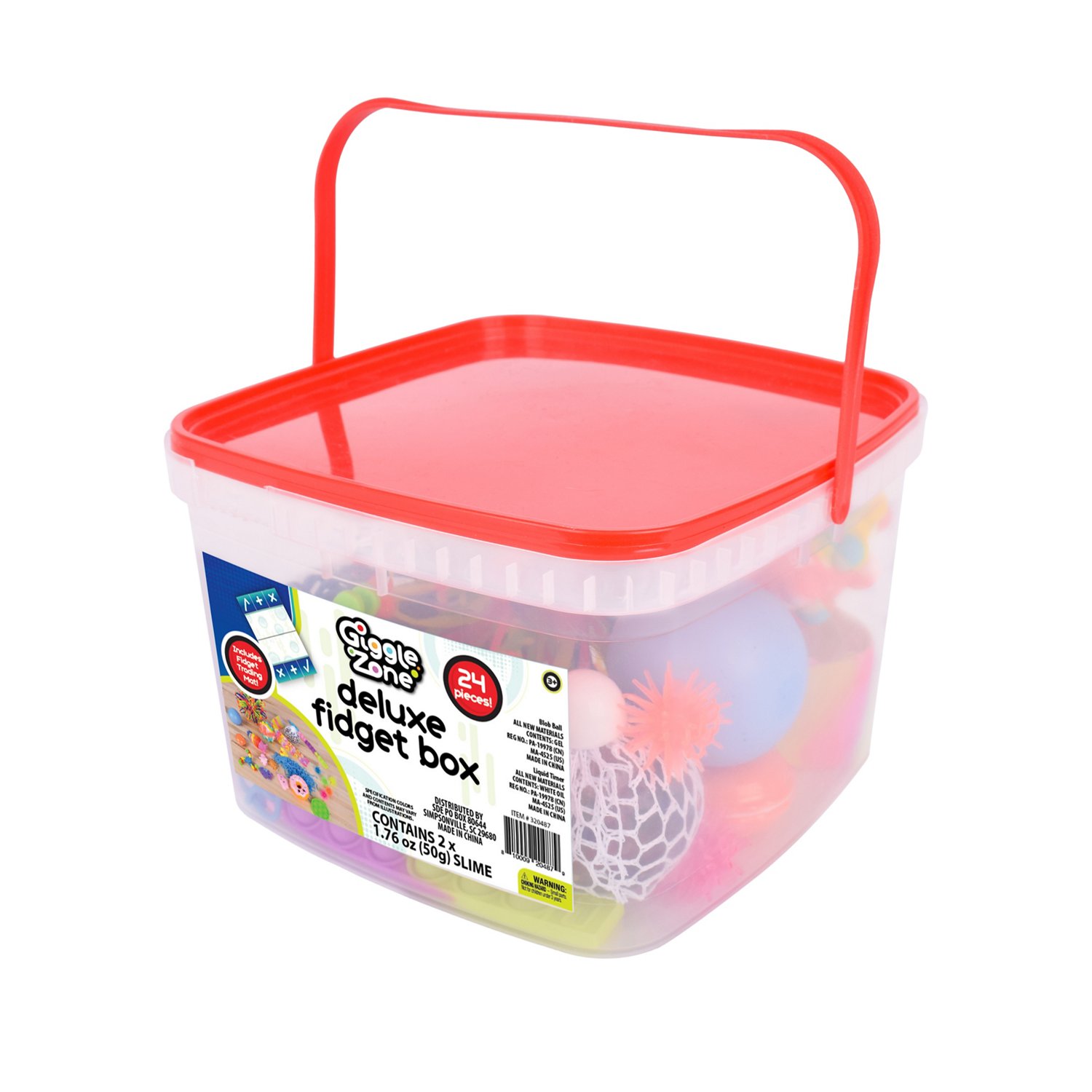 Sunny Days Entertainment Giggle Zone Deluxe Fidget Box 24-Piece - view number 2