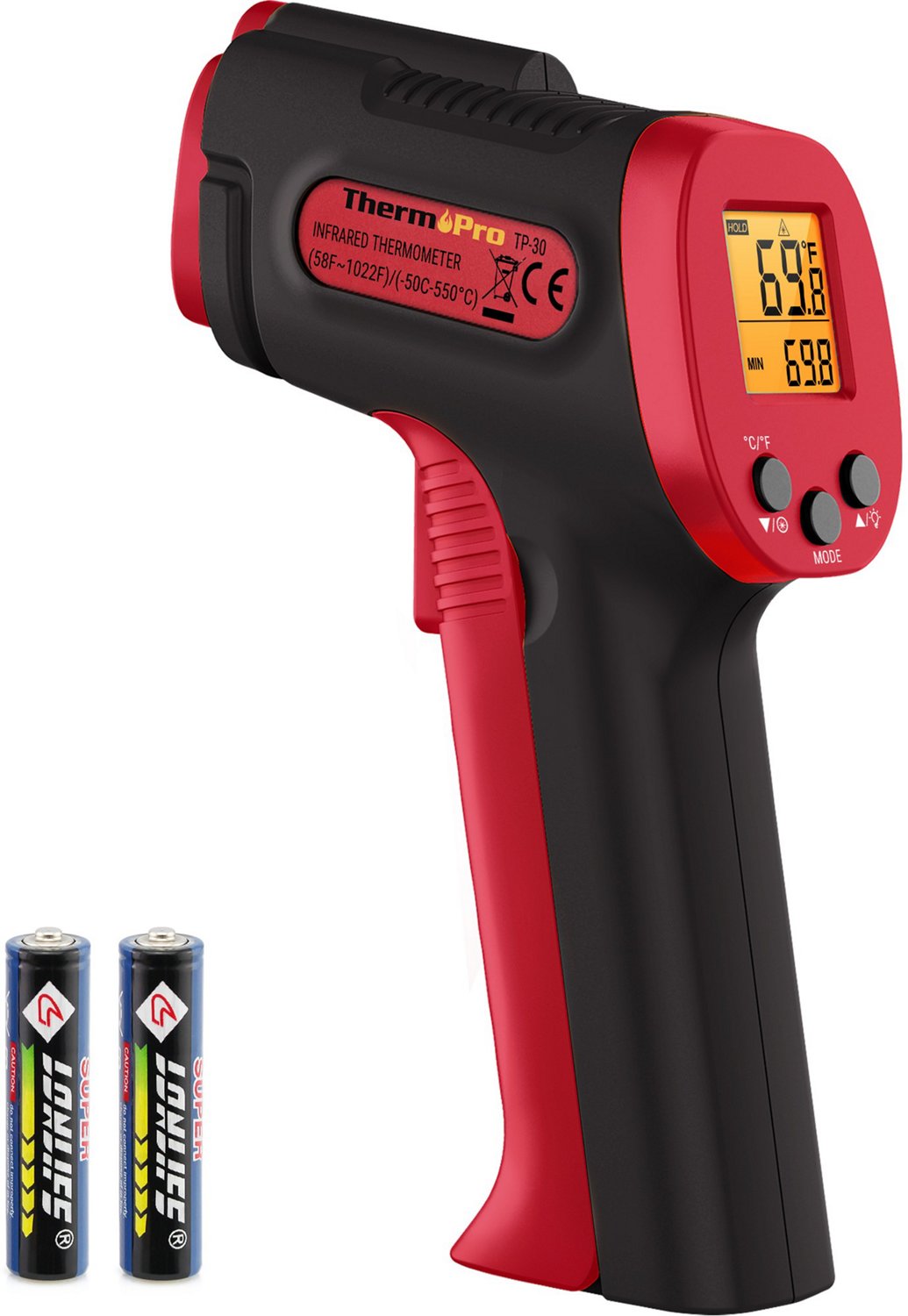 ThermoPro TP30Q Infrared Thermometer                                                                                             - view number 2