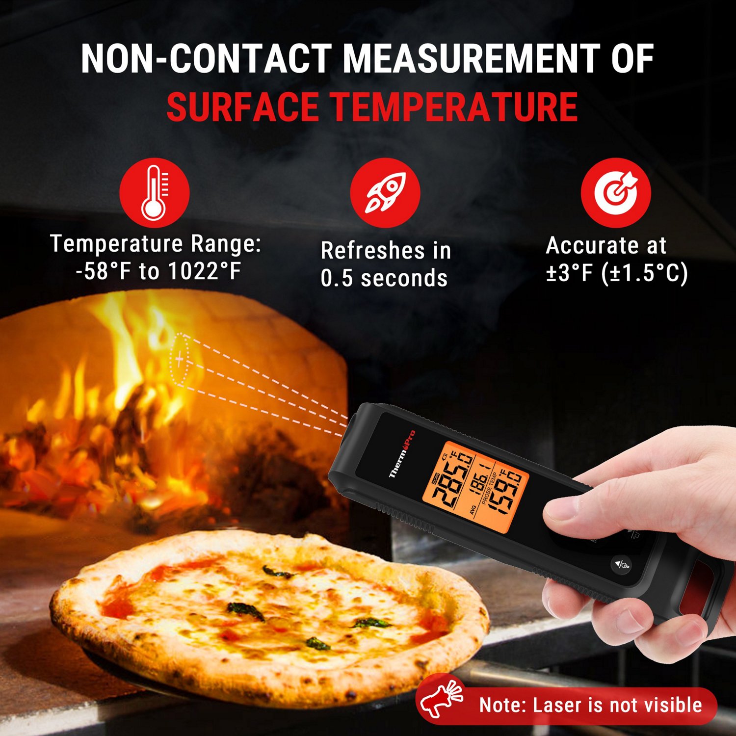 ThermoPro TP420W 2-in-1 Instant Read Thermometer                                                                                 - view number 4