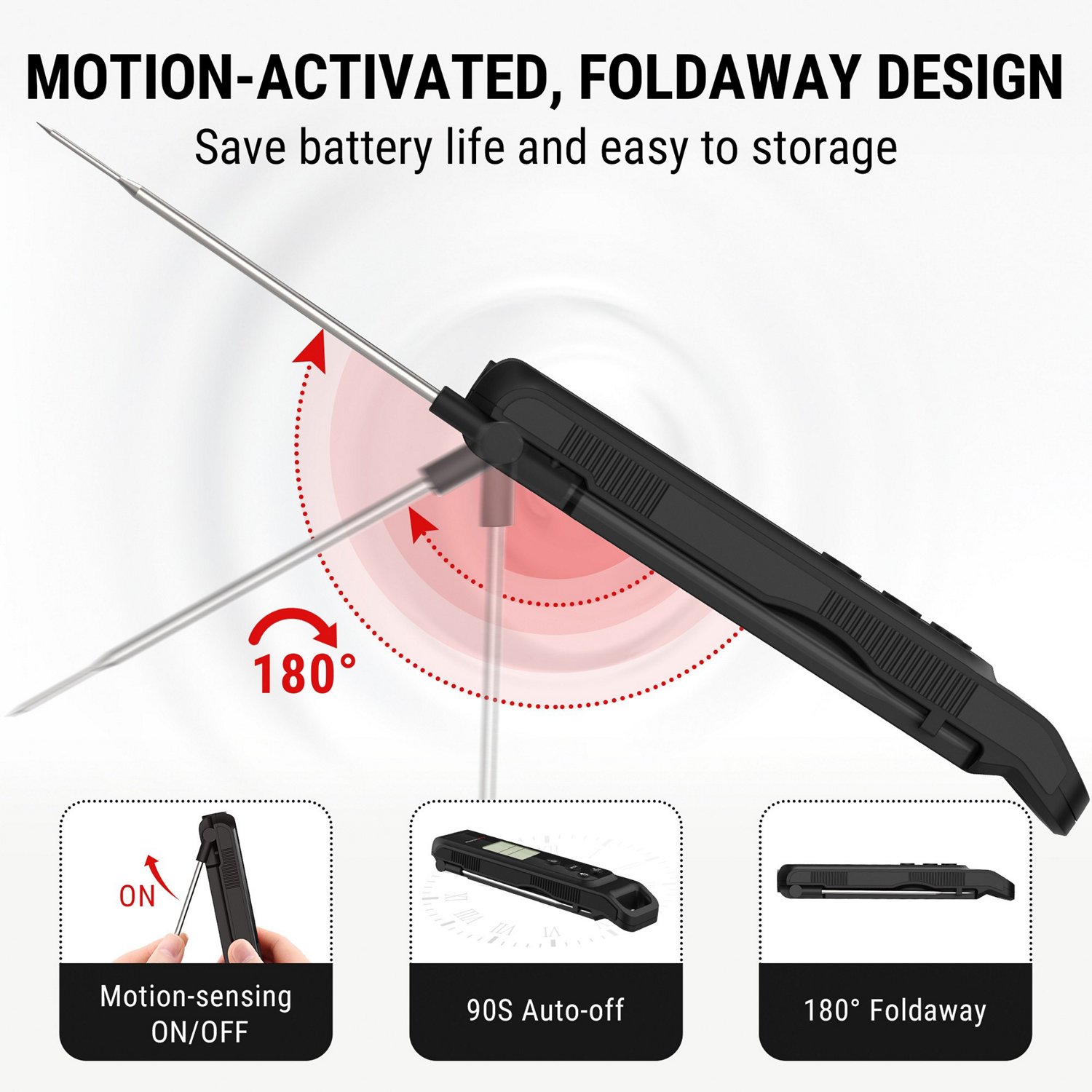 ThermoPro TP420W 2-in-1 Instant Read Thermometer                                                                                 - view number 6