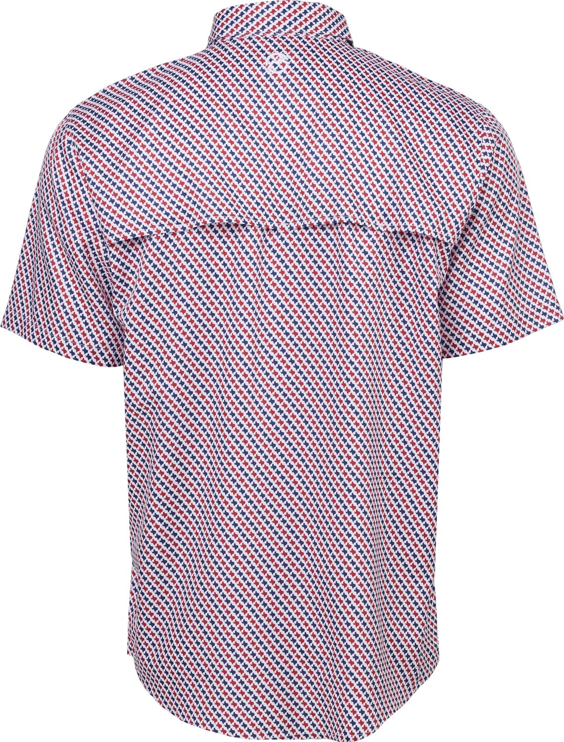 Magellan Outdoors Men's FishGear Local State Texas Print Short Sleeve Button-Down Shirt - view number 2