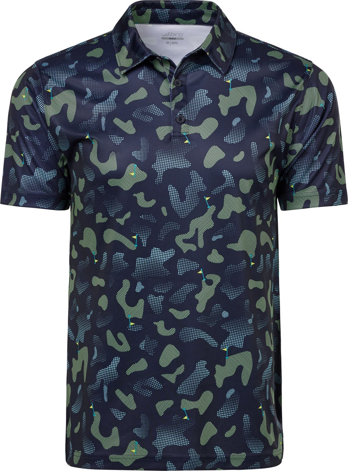 BCG Men's Golf Camo Polo Shirt                                                                                                   - view number 1 selected