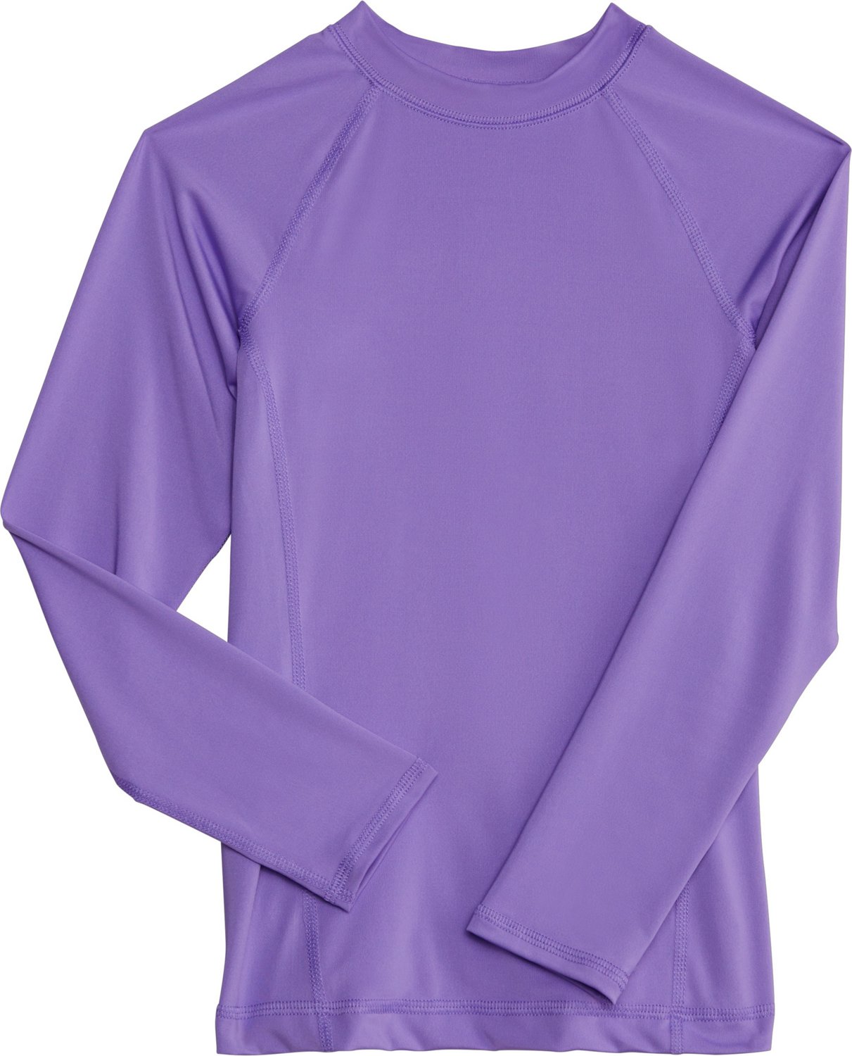 O'Rageous Girls' Solid Long Sleeve Rash Guard - view number 2