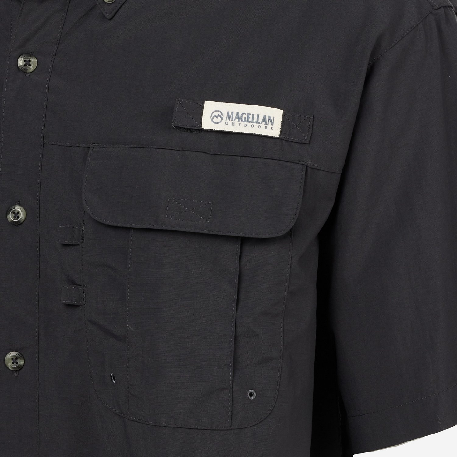 Magellan Outdoors Men's Laguna Madre Solid Short Sleeve Fishing Shirt - view number 5