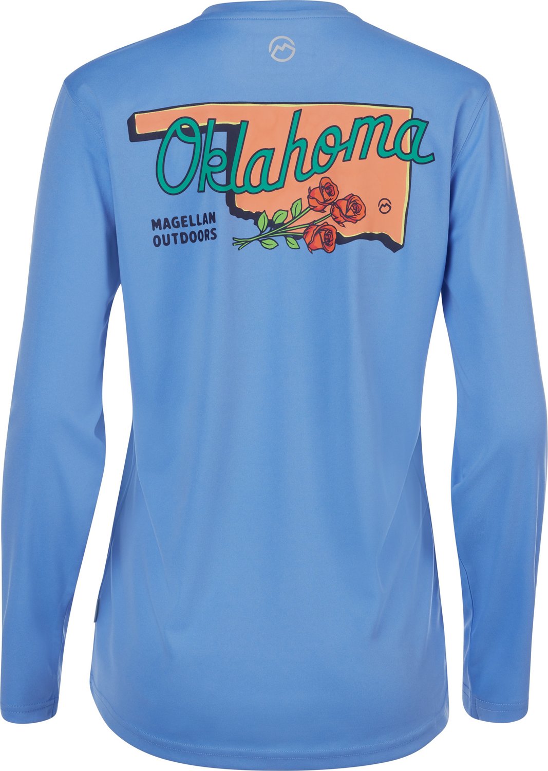 Magellan Outdoors Women's Local State Oklahoma Long Sleeve Fishing Shirt Academy