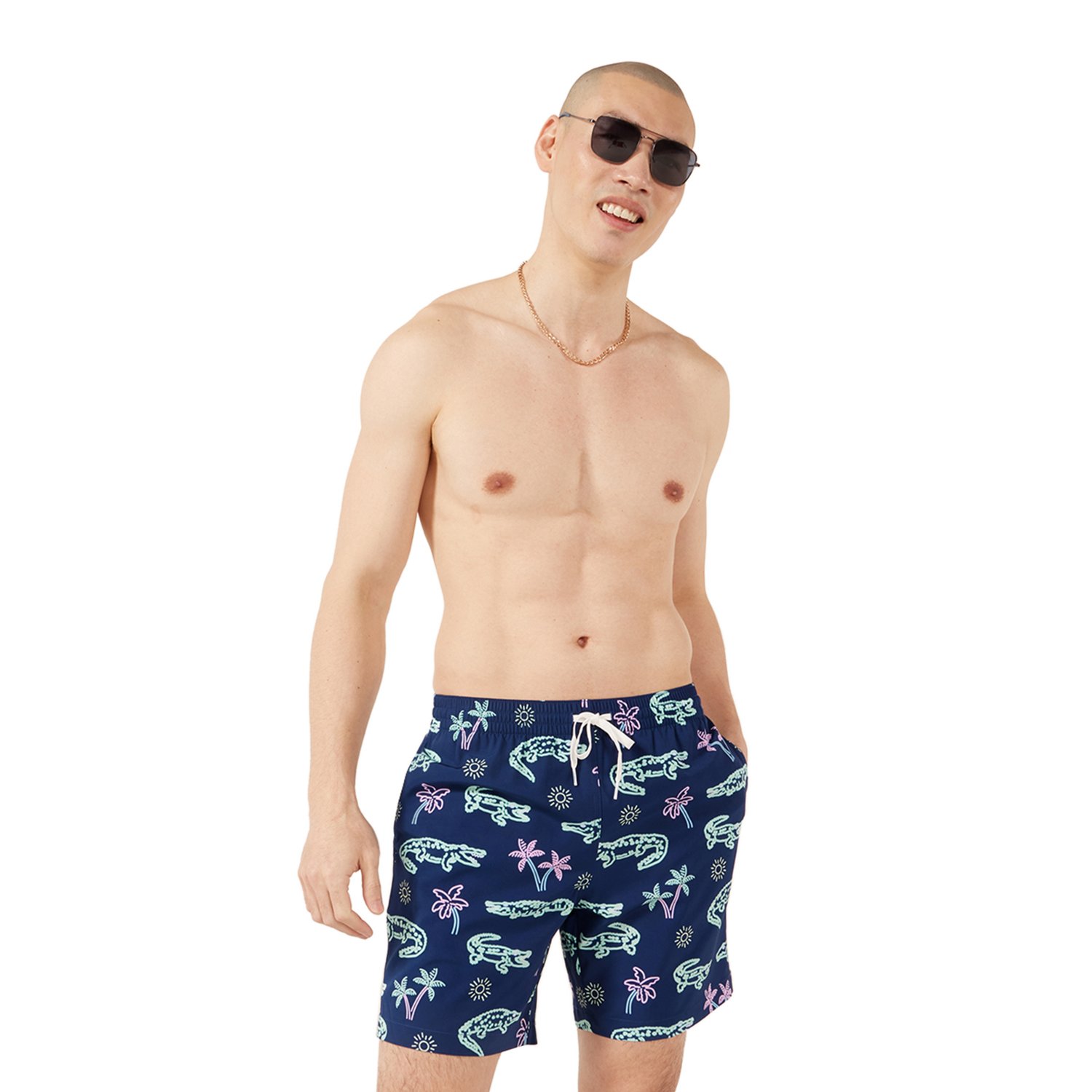 Chubbies Men's The Neon Glades Classic Swim Trunks 7 in