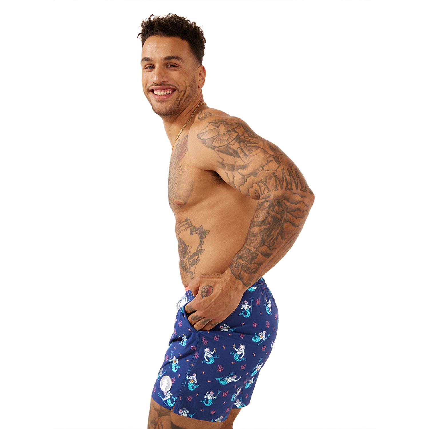Chubbies Men's The Triton of the Seas Classic Swim Trunks 5.5 in - view number 3