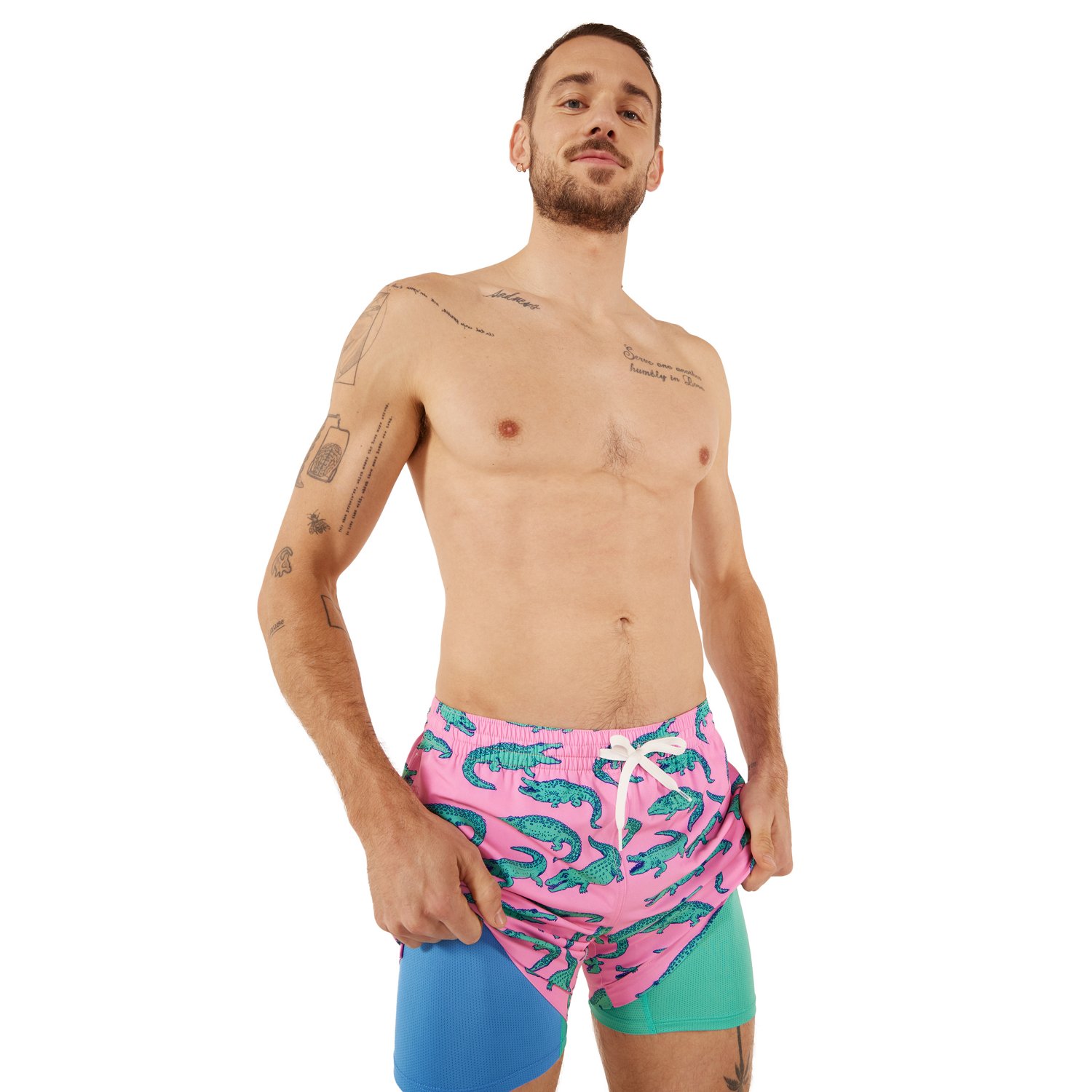 Chubbies Men's The Triangu-laters Lined Stretch Classic Swim Trunks 5.5 in - view number 3
