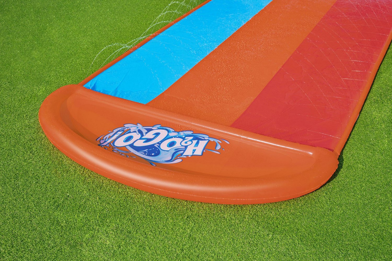 H2OGO! Triple 16 ft Water Slide with Tsunami Splash Ramp                                                                         - view number 2