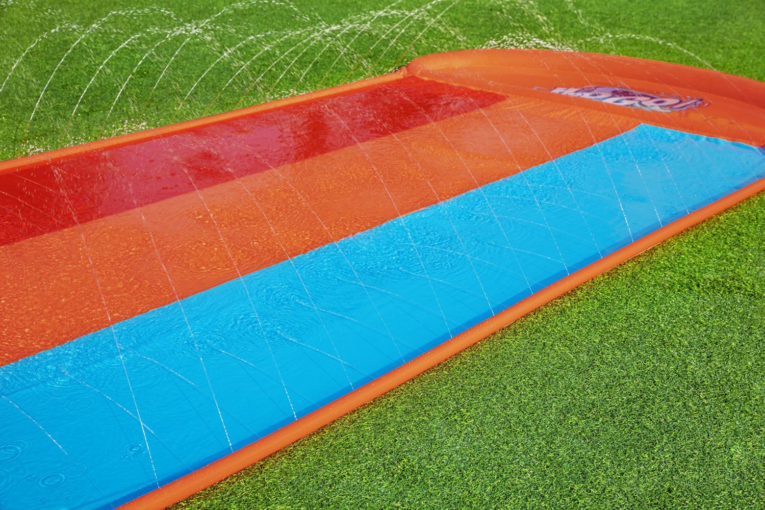 H2OGO! Triple 16 ft Water Slide with Tsunami Splash Ramp                                                                         - view number 3