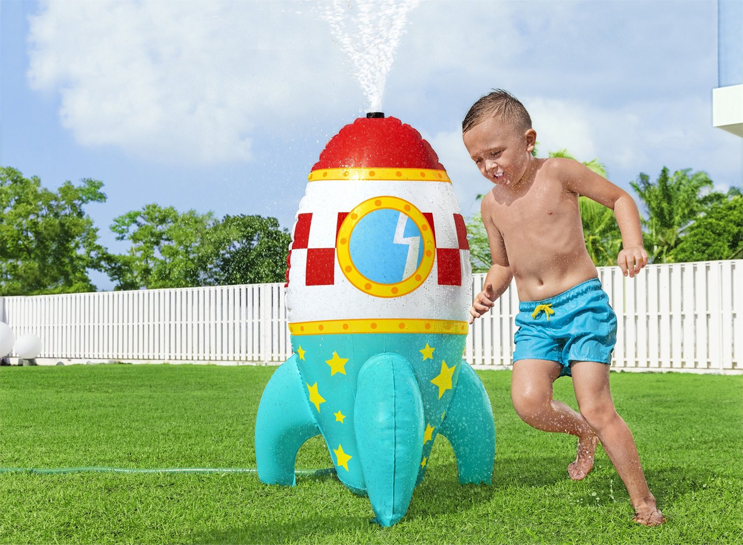 H2OGO! Space Blast 40 in Inflatable Sprinkler                                                                                    - view number 4