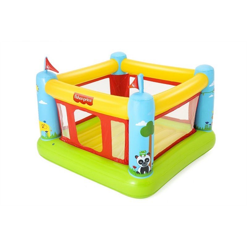 Bestway Fisher Price Bouncetastic Rectangular Bouncer Yellow - Trampolines at Academy Sports