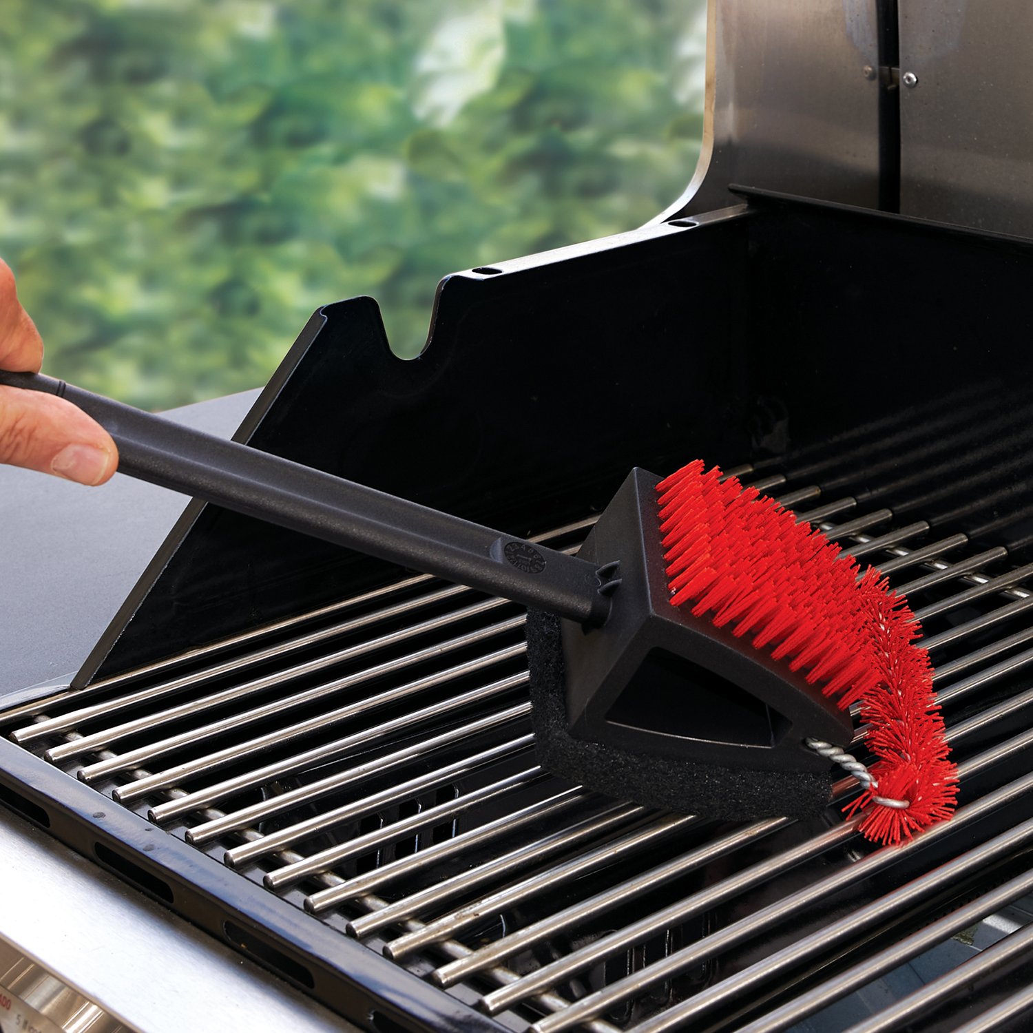 Mr. Bar-B-Q Oversized Triple Action Dual Grill Brush                                                                             - view number 4
