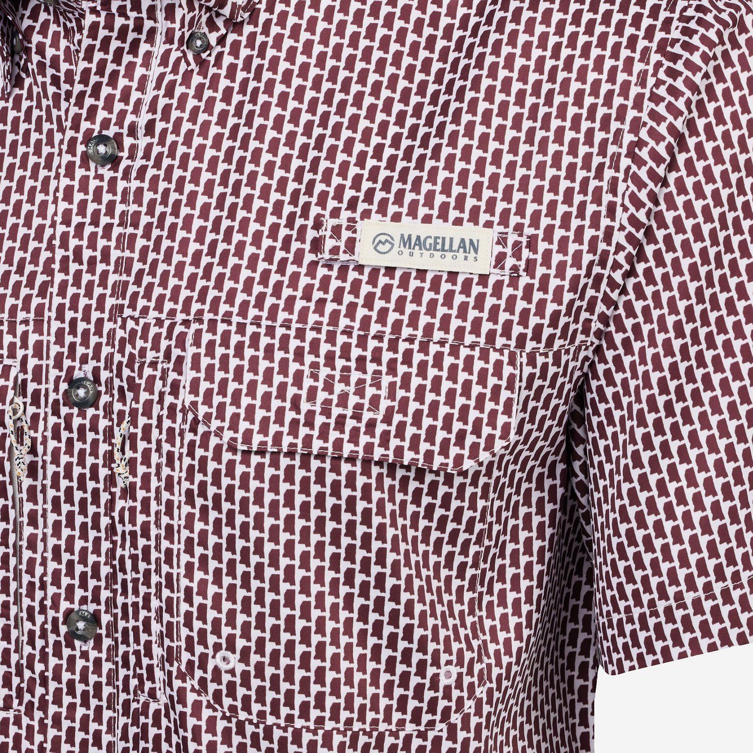 Magellan Outdoors Men's Mississippi Local State Print Shirt - view number 5