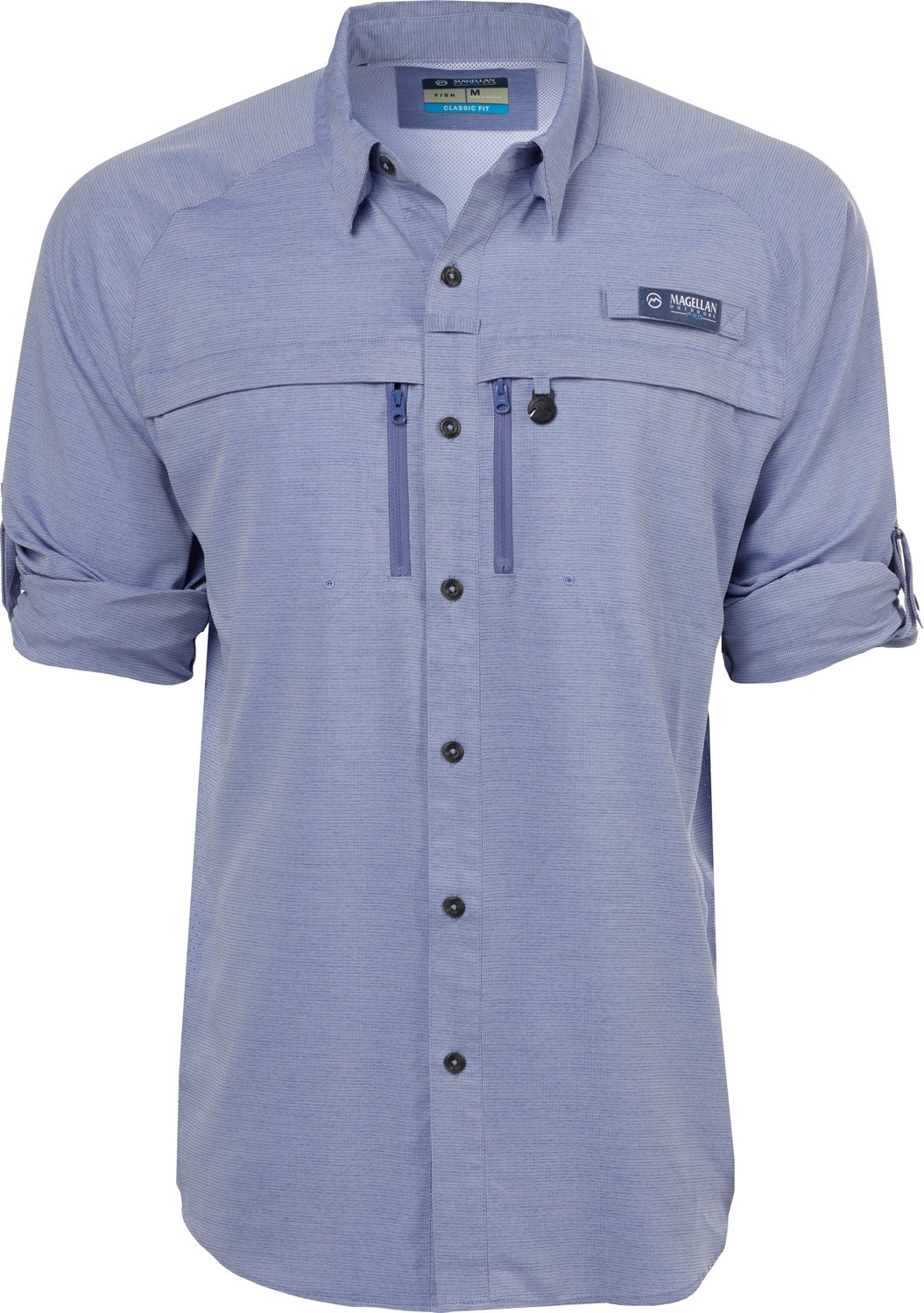Magellan Outdoors Men's Heather Pro Angler Long Sleeve Fishing Shirt - view number 4