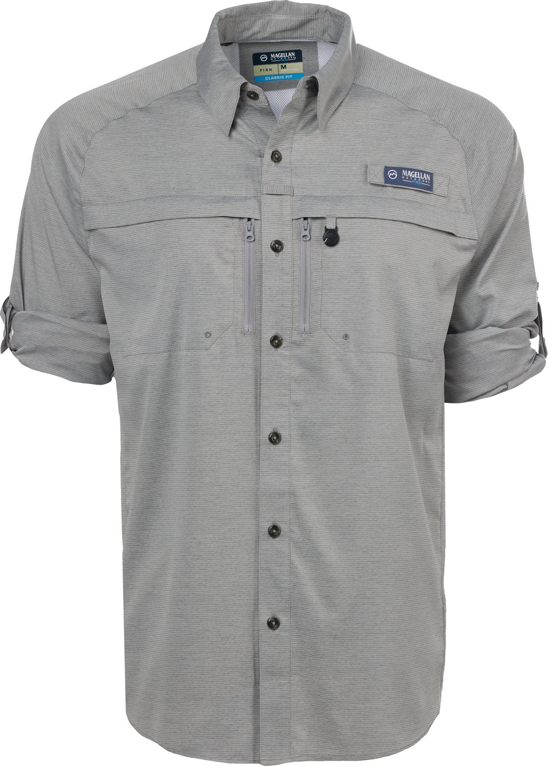 Magellan Outdoors Men's Heather Pro Angler Long Sleeve Fishing Shirt - view number 4